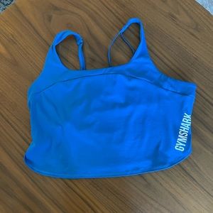 Gymshark Blue Cropped Tank